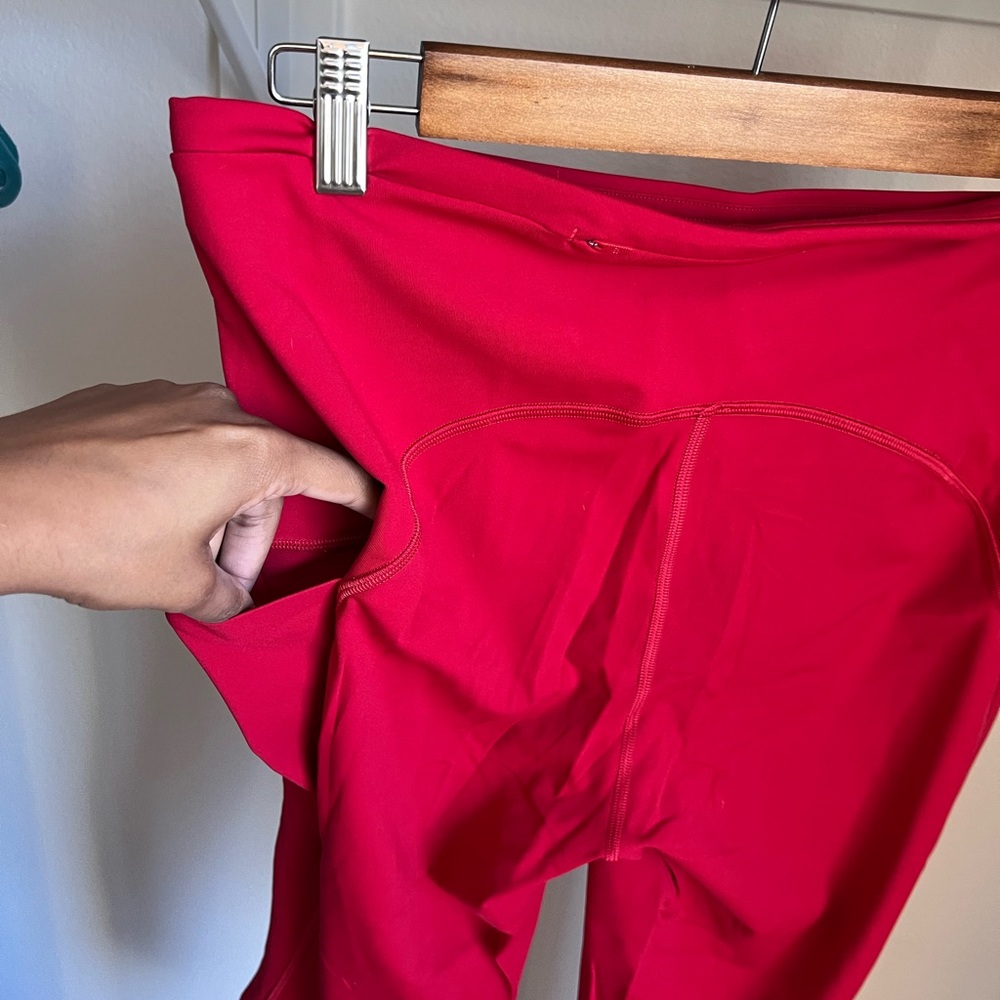 Vibrant Red Leggings - image 3